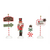 Department 56 Village Cross Product Peppermint Panache Accessory