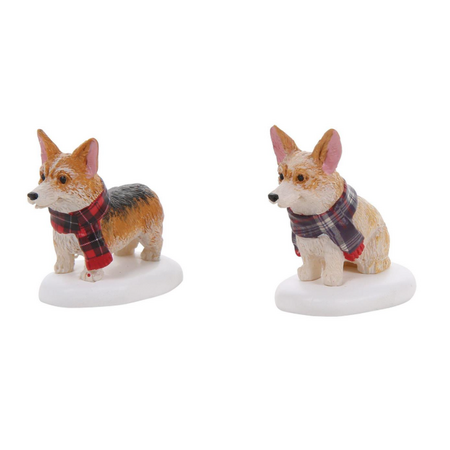 Department 56 Village Cross Product Highland Corgis Accessory