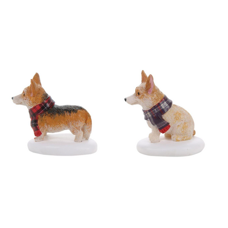 Department 56 Village Cross Product Highland Corgis Accessory