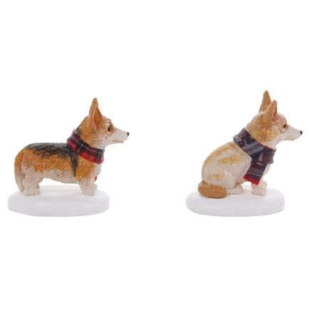 Department 56 Village Cross Product Highland Corgis Accessory