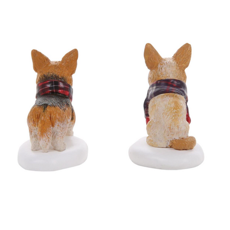 Department 56 Village Cross Product Highland Corgis Accessory