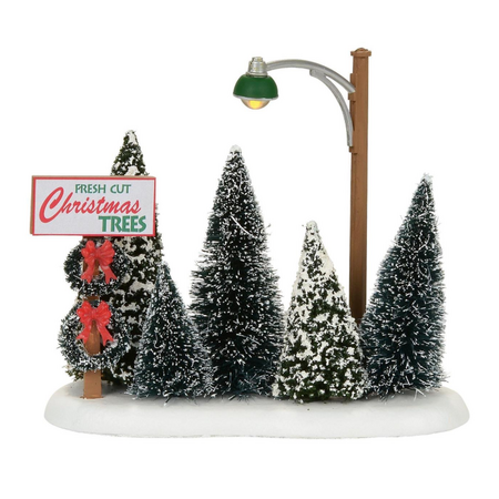 Department 56 Village Cross Product Lit Christmas Tree Lot Accessory