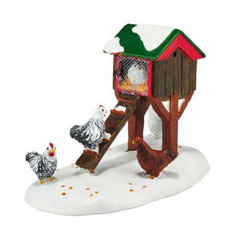 Department 56 Village Cross Product Mistletoe Farm Chicken House Accessory