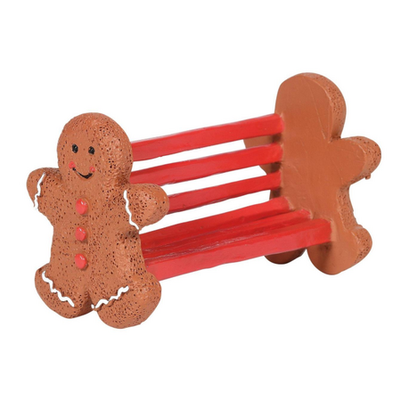 Department 56 Village Cross Product Gingerbread Bench Accessory