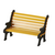 Department 56 Village Cross Product City Wrought Iron Park Bench Accessory