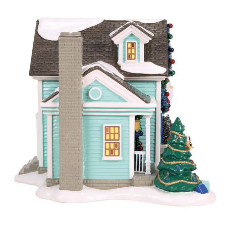 Department 56 Snow Village Rudolph House Lit Building