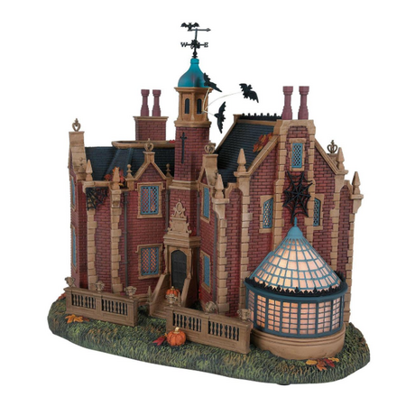 Department 56 Snow Village Halloween Disney World Haunted Mansion Lit Building