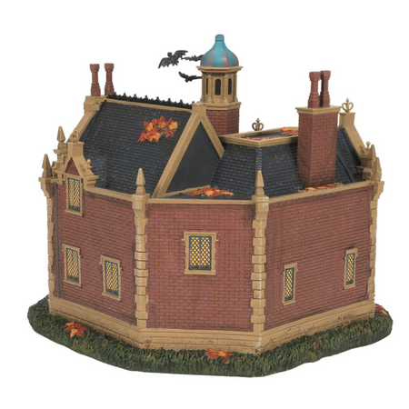 Department 56 Snow Village Halloween Disney World Haunted Mansion Lit Building