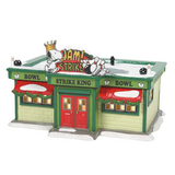 Department 56 Peanuts Village Strike King Bowling Alley Lit Building