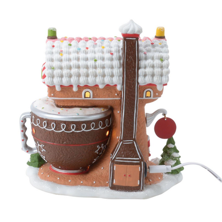 Department 56 North Pole Piper's Piping Academy Lit Building