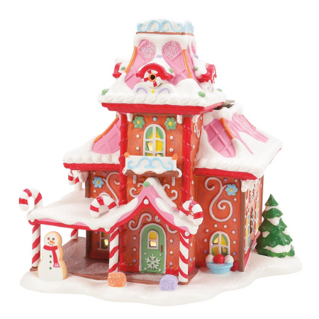 Department 56 North Pole Delicious Smell of Baking Lit Building