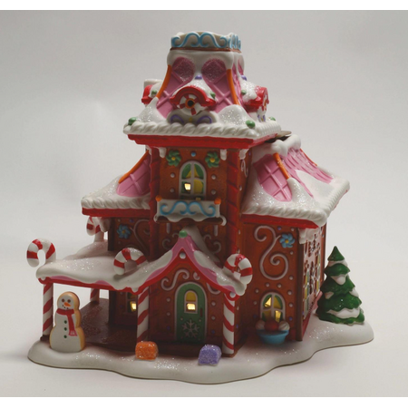 Department 56 North Pole Delicious Smell of Baking Lit Building
