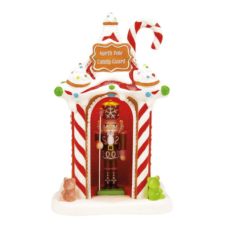 Department 56 North Pole A Sentry for Santa Lit Building