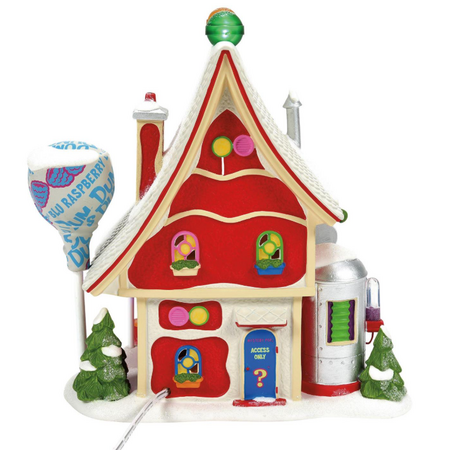 Department 56 North Pole Dum-Dums Flavor Makers Lit Building