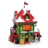 Department 56 North Pole Fifty-Six Wagon Factory Lit Building
