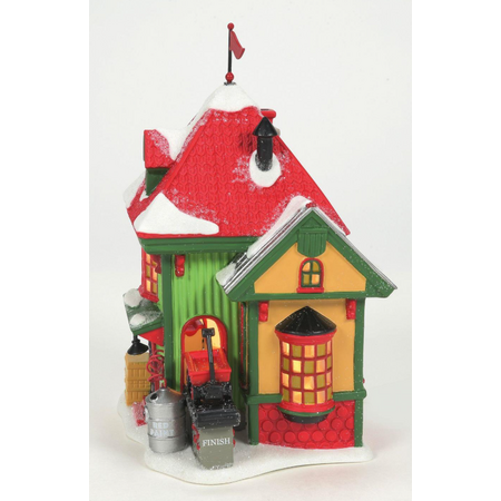 Department 56 North Pole Fifty-Six Wagon Factory Lit Building