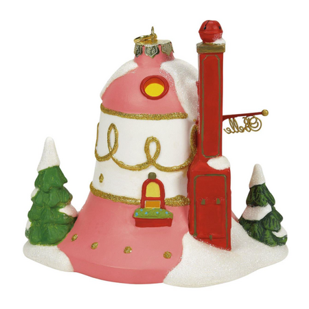 Department 56 North Pole Belle's Ornament House Lit Building