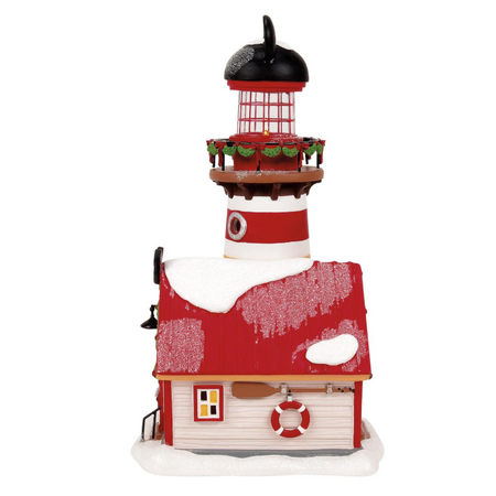 Department 56 Disney Village Keeping a Watch for Santa Lit Building