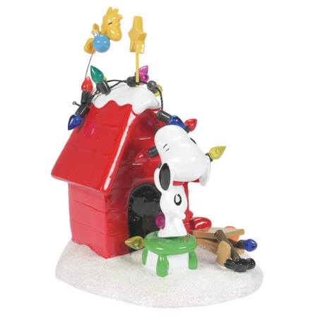 Department 56 Peanuts Village Getting Ready for Christmas Accessory