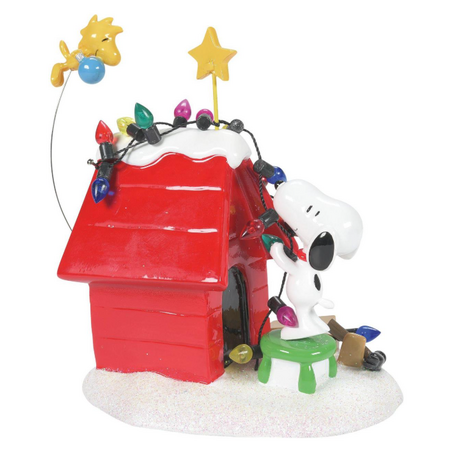 Department 56 Peanuts Village Getting Ready for Christmas Accessory