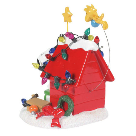 Department 56 Peanuts Village Getting Ready for Christmas Accessory