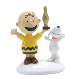 Department 56 Peanuts Village Charlie Brown Breaks 100 Accessory
