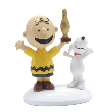 Department 56 Peanuts Village Charlie Brown Breaks 100 Accessory