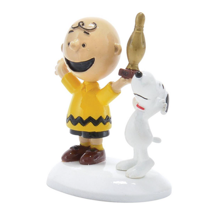 Department 56 Peanuts Village Charlie Brown Breaks 100 Accessory