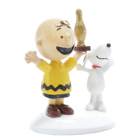 Department 56 Peanuts Village Charlie Brown Breaks 100 Accessory
