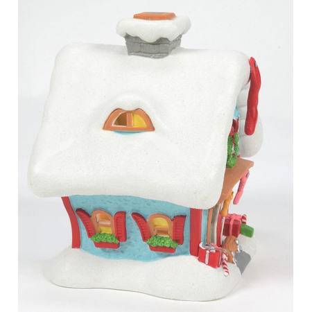 Department 56 Grinch Village Who-Ville Stocking Store Lit Building