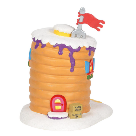 Department 56 Grinch Village Who-Ville Pancake House Lit Building