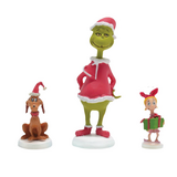 Department 56 Grinch Village Grinch, Max & Cindy-Lou Who Accessory