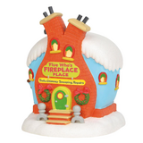 Department 56 Grinch Village Flue Who's Fireplace Place Lit Building
