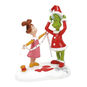 Department 56 Grinch Village Being Fitted for a Santy Suit Accessory