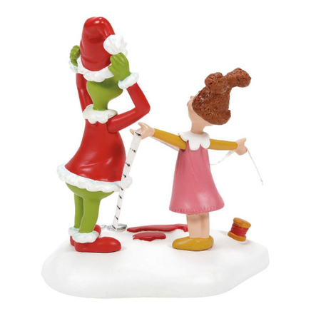 Department 56 Grinch Village Being Fitted for a Santy Suit Accessory