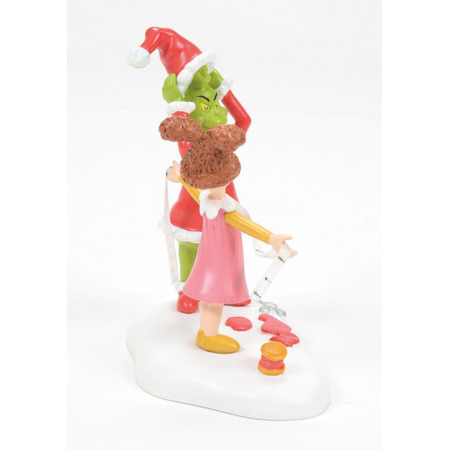 Department 56 Grinch Village Being Fitted for a Santy Suit Accessory