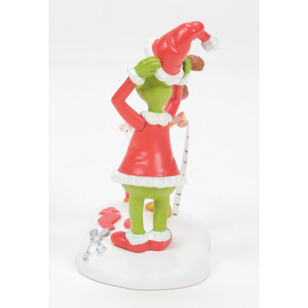 Department 56 Grinch Village Being Fitted for a Santy Suit Accessory