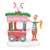 Department 56 Grinch Village A Who's Who Christmas Stocking Accessory