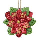 Jim Shore Jim Shore Legends of Poinsettia Ornament
