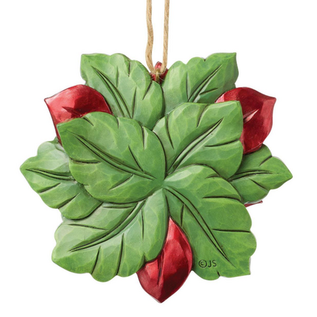 Jim Shore Jim Shore Legends of Poinsettia Ornament