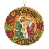 Jim Shore Jim Shore Annual Dated 2026 Holy Family Ornament