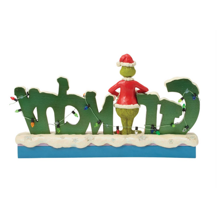 Jim Shore Jim Shore Grinchy Word Figurine