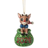 Jim Shore Jim Shore Dated 2026 Rudolph in Bag Ornament