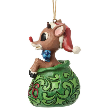 Jim Shore Jim Shore Dated 2026 Rudolph in Bag Ornament