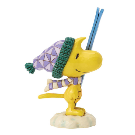 Jim Shore Jim Shore Woodstock with Skis Mini Figurine