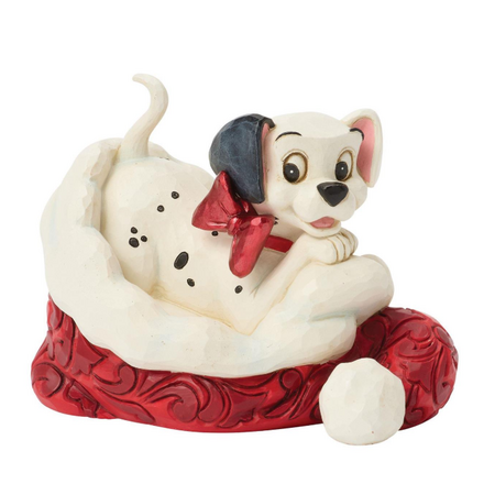 Jim Shore Jim Shore 101 Dalmatians Santa Hat Figurine