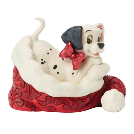 Jim Shore Jim Shore 101 Dalmatians Santa Hat Figurine