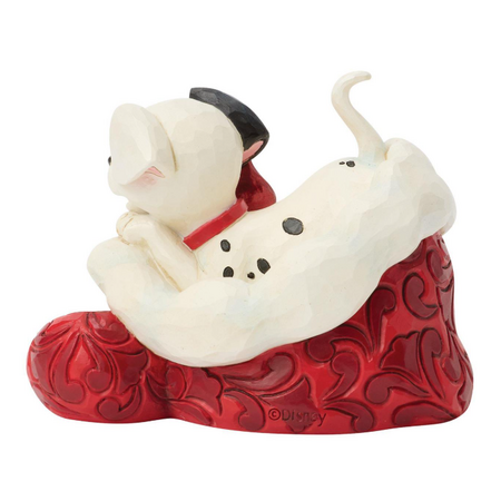 Jim Shore Jim Shore 101 Dalmatians Santa Hat Figurine