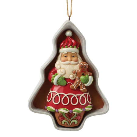 Jim Shore Jim Shore Cookie Cutter Santa Ornament