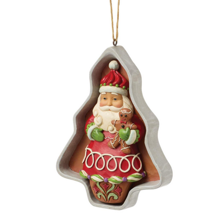 Jim Shore Jim Shore Cookie Cutter Santa Ornament